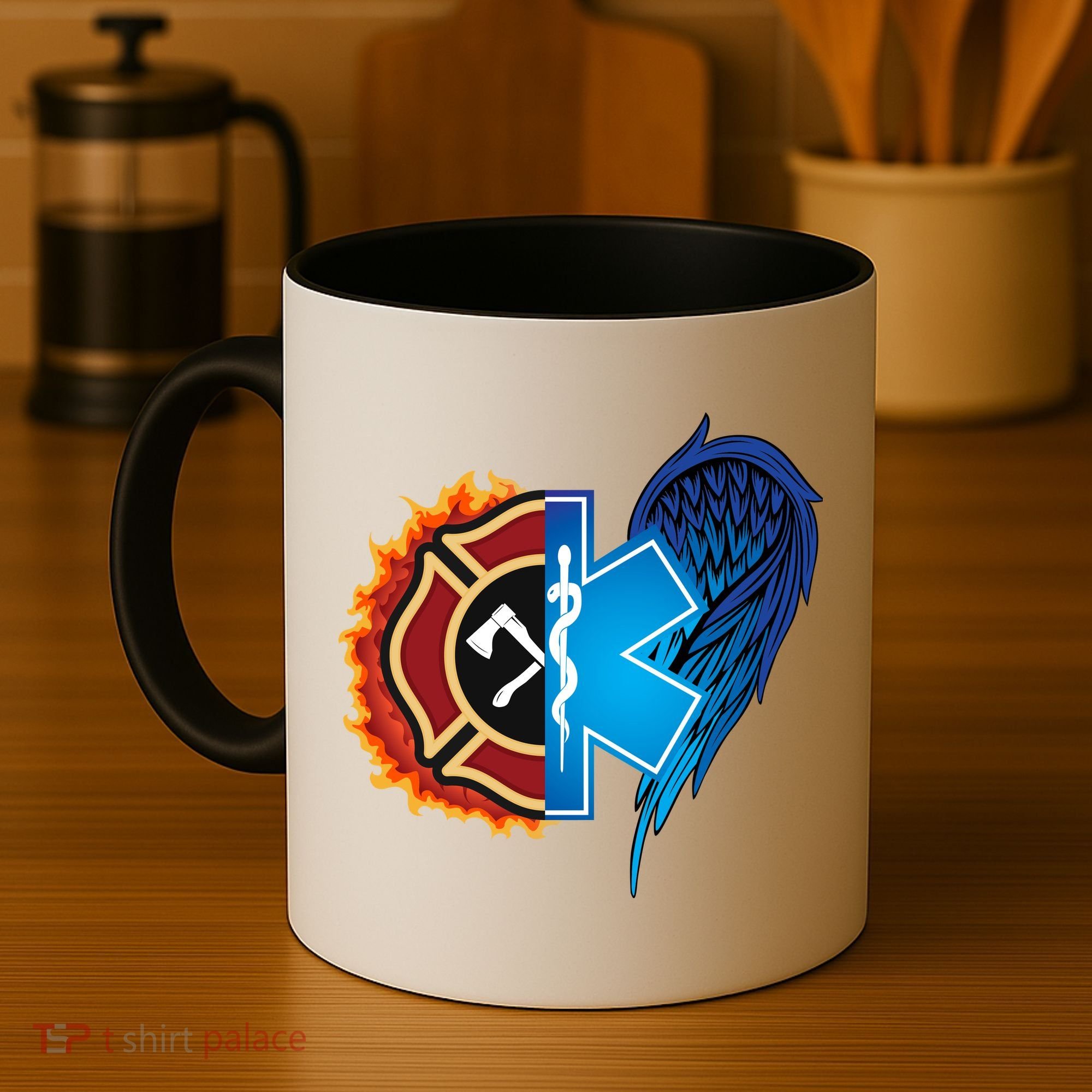 Firefighter Doctor Lifesavers Coffee Mug
