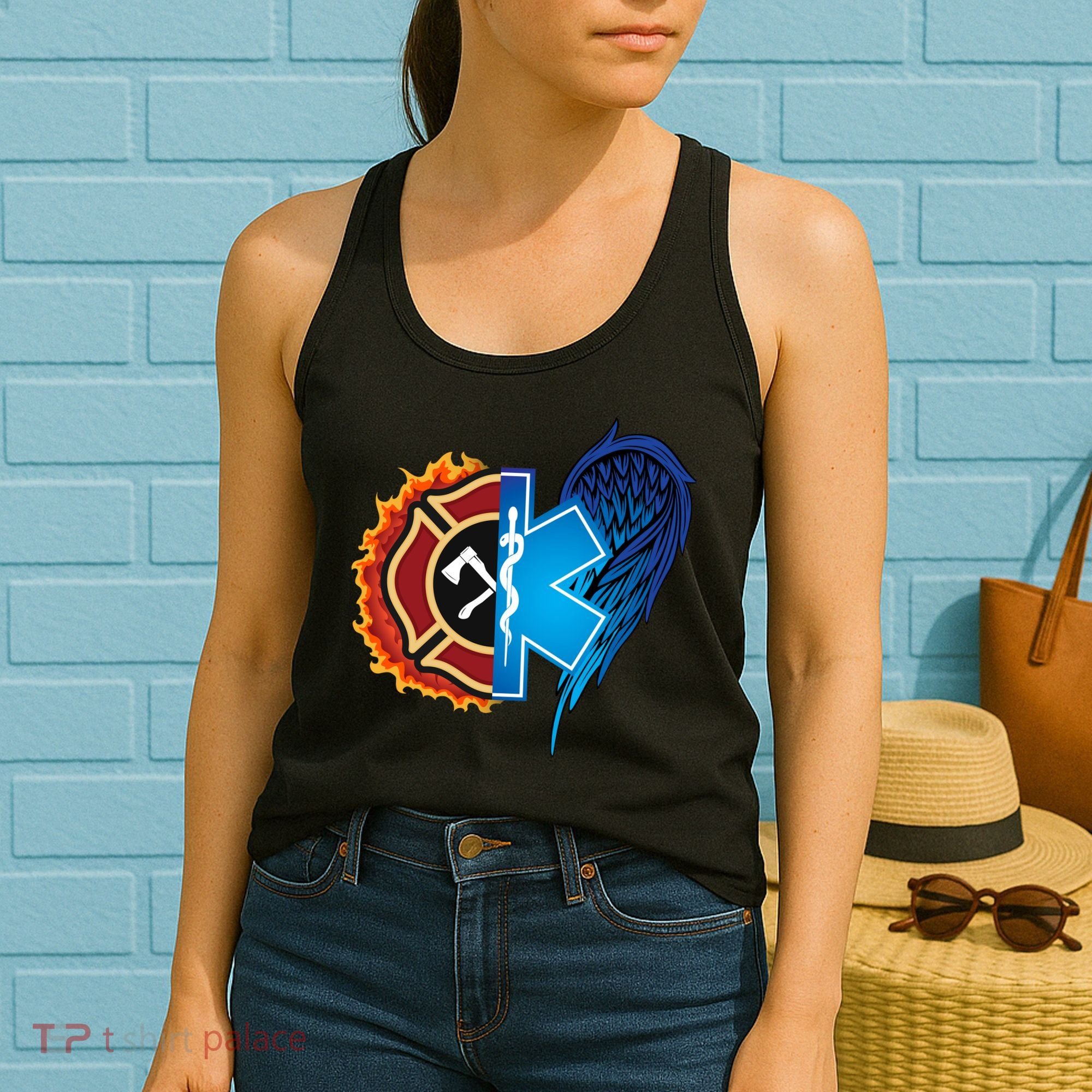 Firefighter Doctor Lifesavers Women's Tank Top