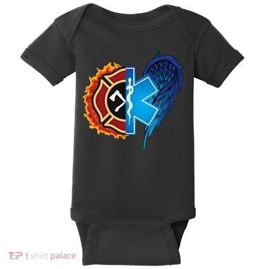 Firefighter Doctor Lifesavers Baby Bodysuit
