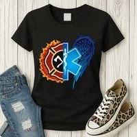 Firefighter Doctor Lifesavers Women's T-Shirt thumb 3