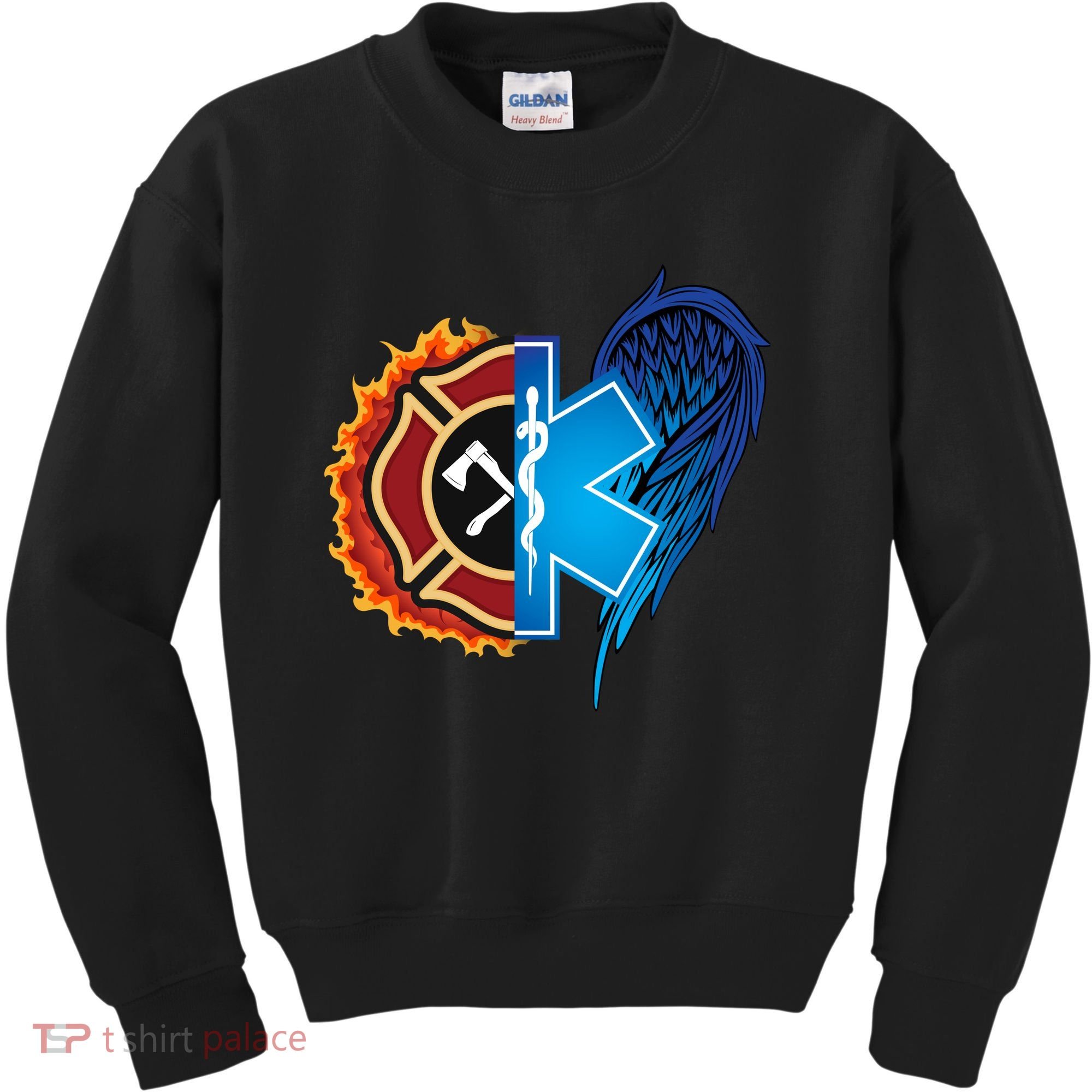 Firefighter Doctor Lifesavers Kids Sweatshirt