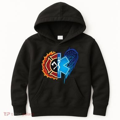 Firefighter Doctor Lifesavers Kids Hoodie