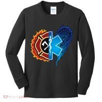 Firefighter Doctor Lifesavers Kids Long Sleeve Shirt thumb 0