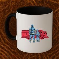 Firefighter Father And Son Coffee Mug thumb 2
