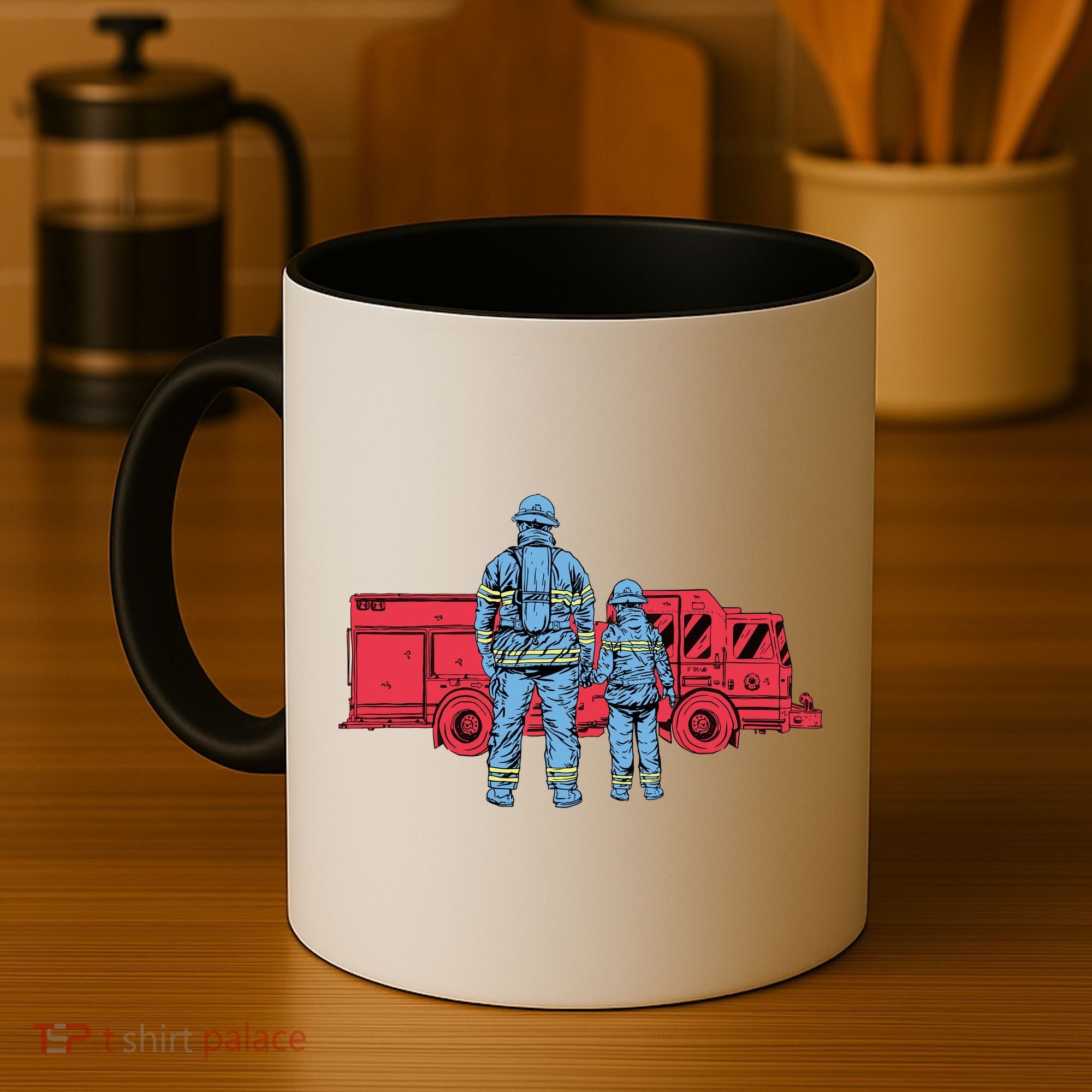 Firefighter Father And Son Coffee Mug