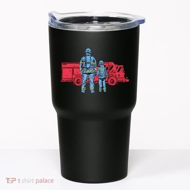 Firefighter Father And Son Tumbler