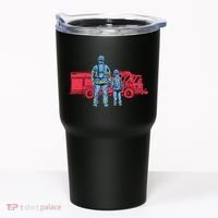 Firefighter Father And Son Tumbler thumb 0