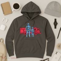 Firefighter Father And Son Hoodie thumb 3