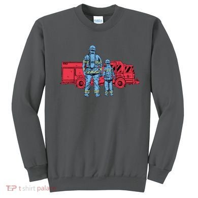 Firefighter Father And Son Sweatshirt