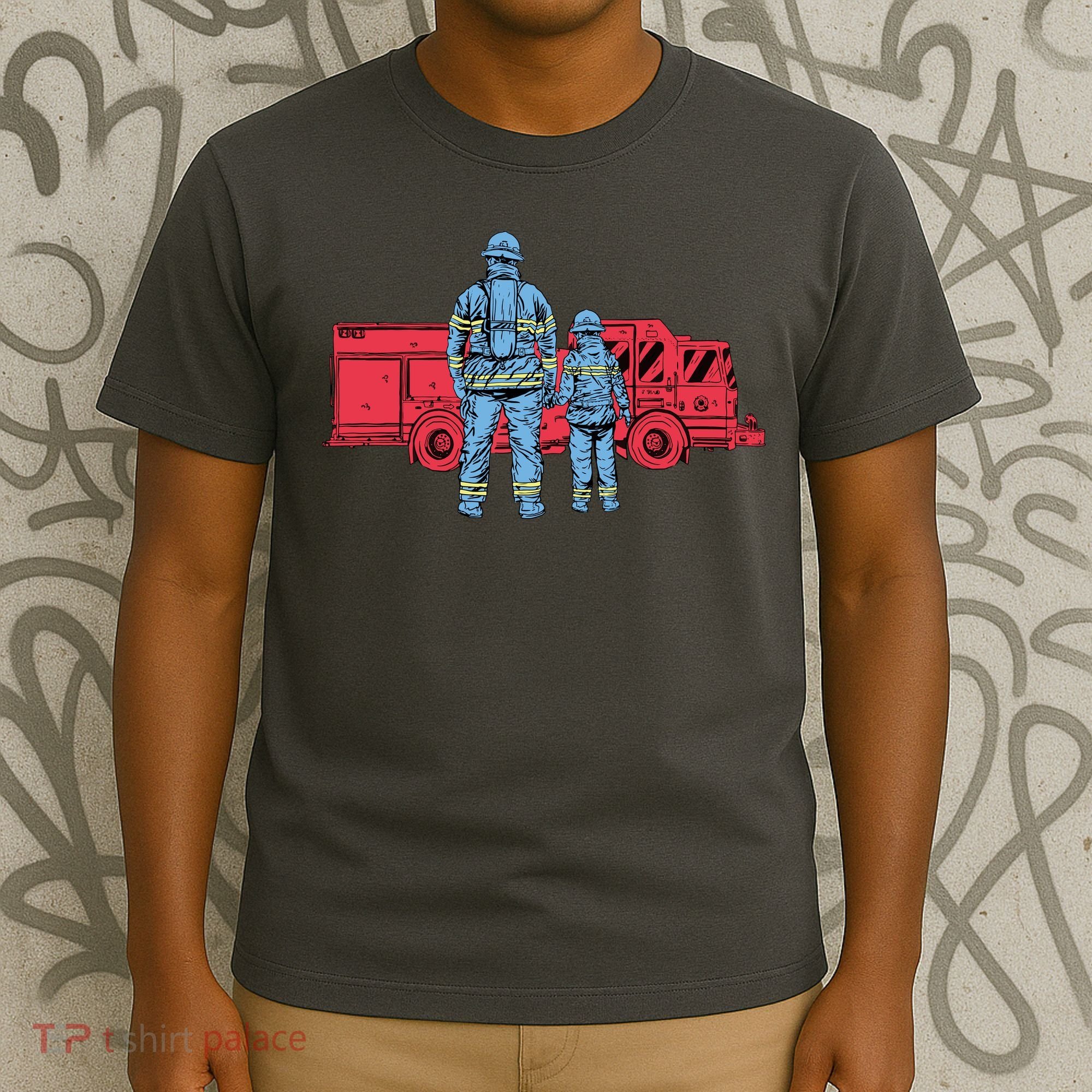 Firefighter Father And Son T-Shirt