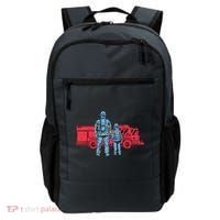 Firefighter Father And Son Backpack thumb 0