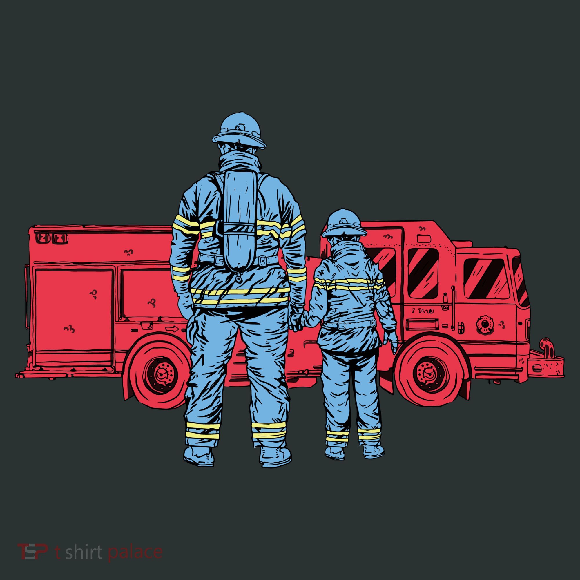 Firefighter Father And Son Backpack