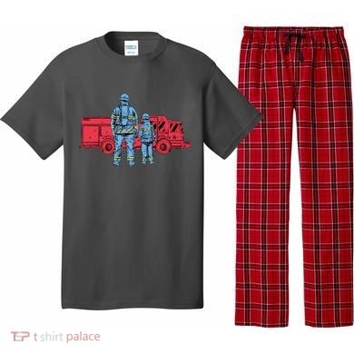 Firefighter Father And Son Pajama Set