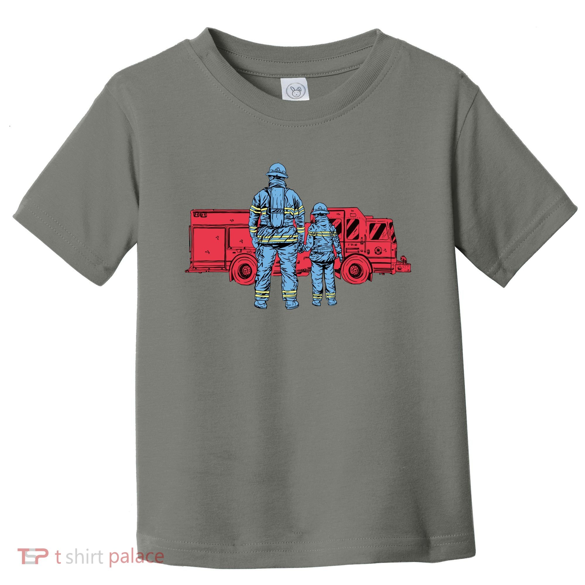 Firefighter Father And Son Toddler T-Shirt