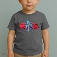 Firefighter Father And Son Toddler T-Shirt thumb 2