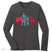 Firefighter Father And Son Women's Long Sleeve Shirt thumb 0