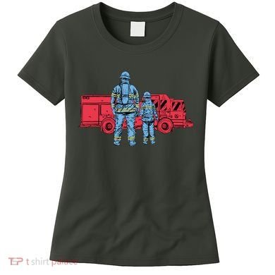 Firefighter Father And Son Women's T-Shirt