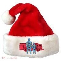 Firefighter Father And Son Santa Hat thumb 0