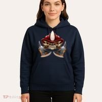 Firefighter Fire Skull Axe Hoodie thumb 5