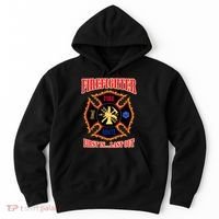 Firefighter First In Last Out Hoodie thumb 0