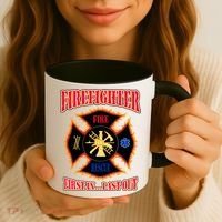 Firefighter First In Last Out Coffee Mug thumb 3
