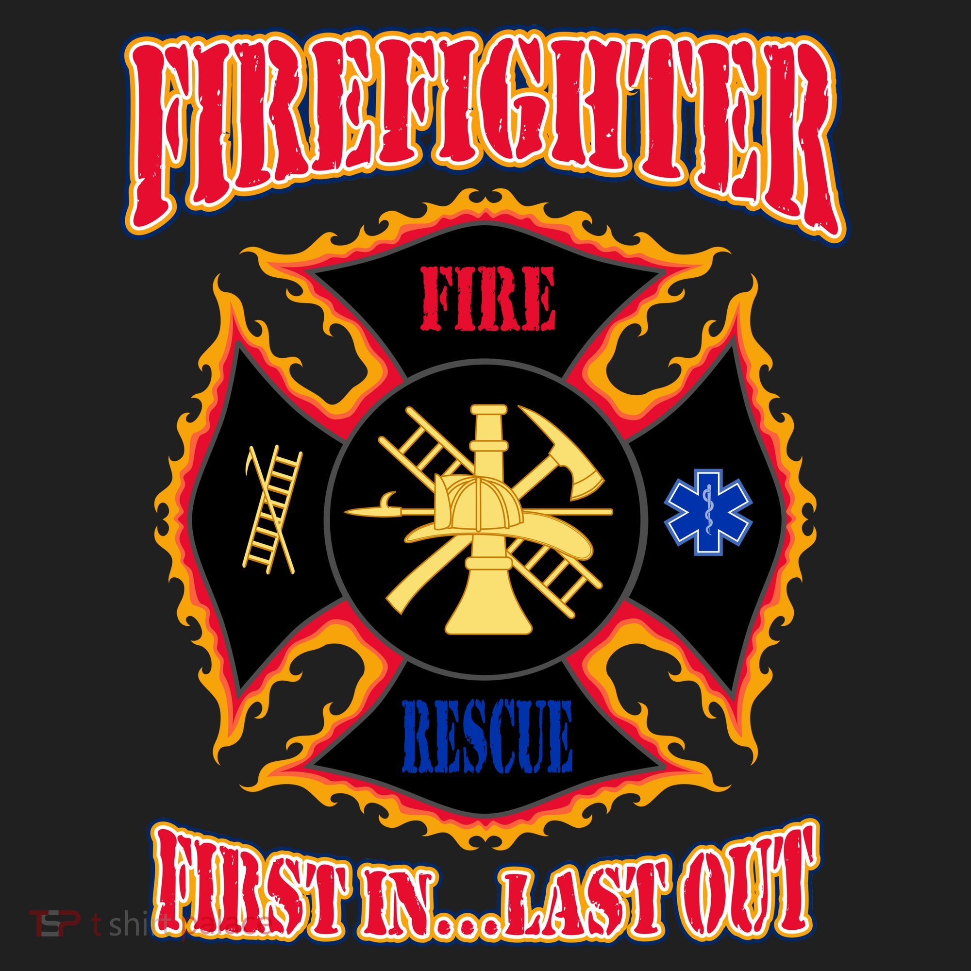 Firefighter First In Last Out Hat