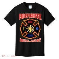 Firefighter First In Last Out Kids T-Shirt thumb 0