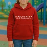 Firefighter ill Be There For You Kids Hoodie thumb 3