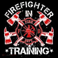 Firefighter In Training Women's Hoodie thumb 2