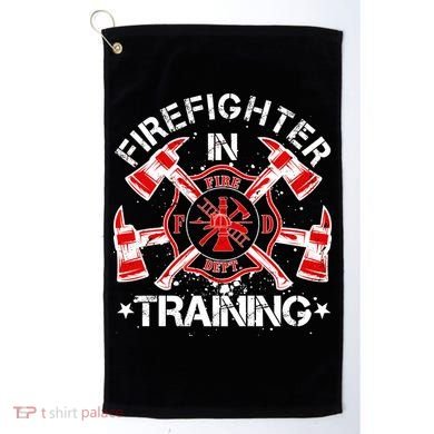 Firefighter In Training Golf Towel