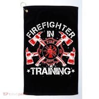 Firefighter In Training Golf Towel thumb 0