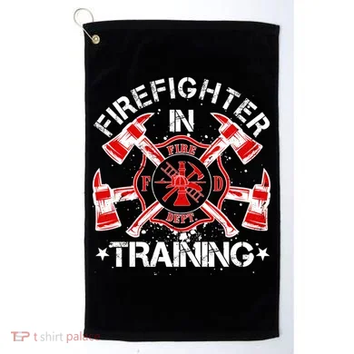 Firefighter In Training Golf Towel