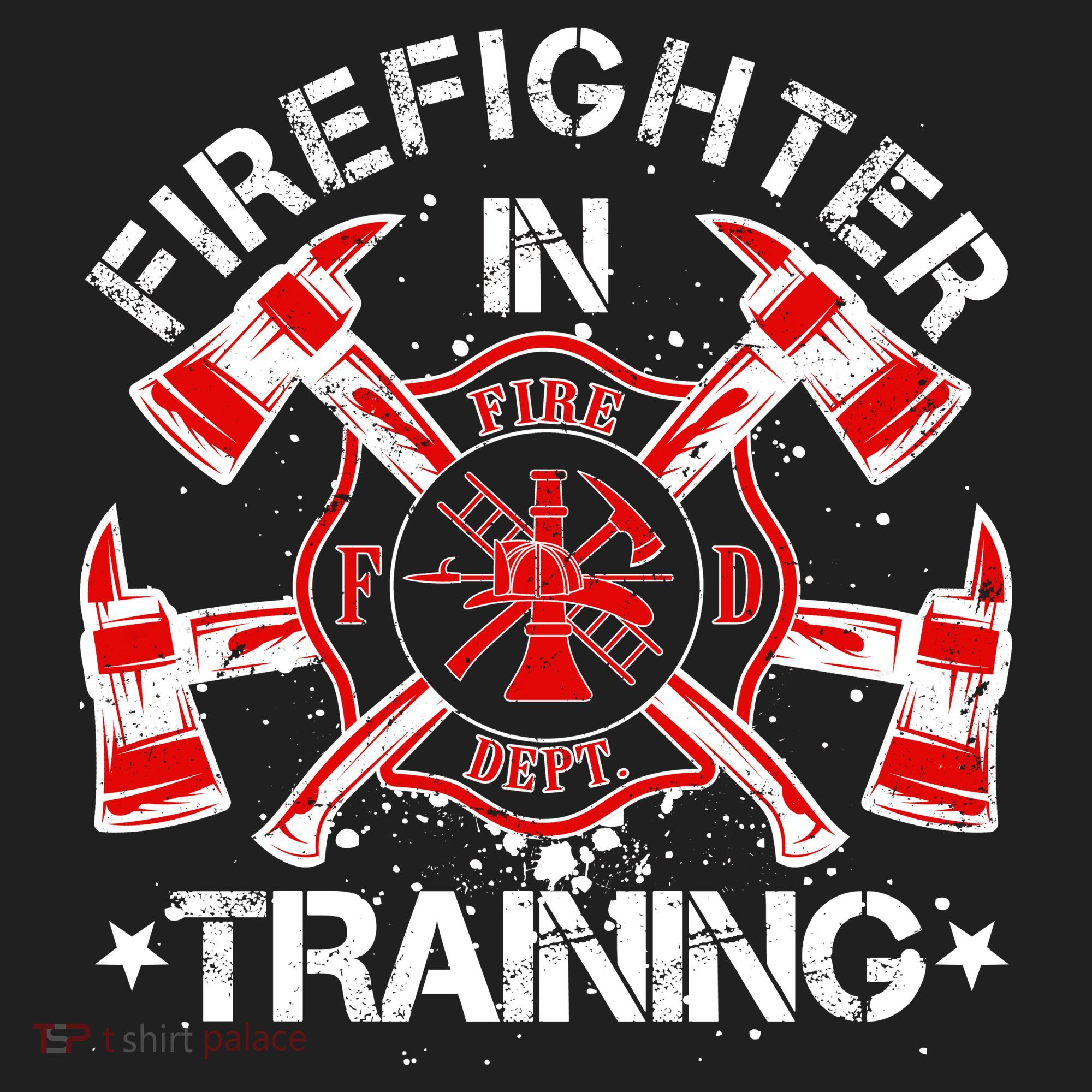 Firefighter In Training Golf Towel