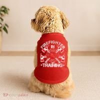 Firefighter In Training Doggie Tank thumb 2