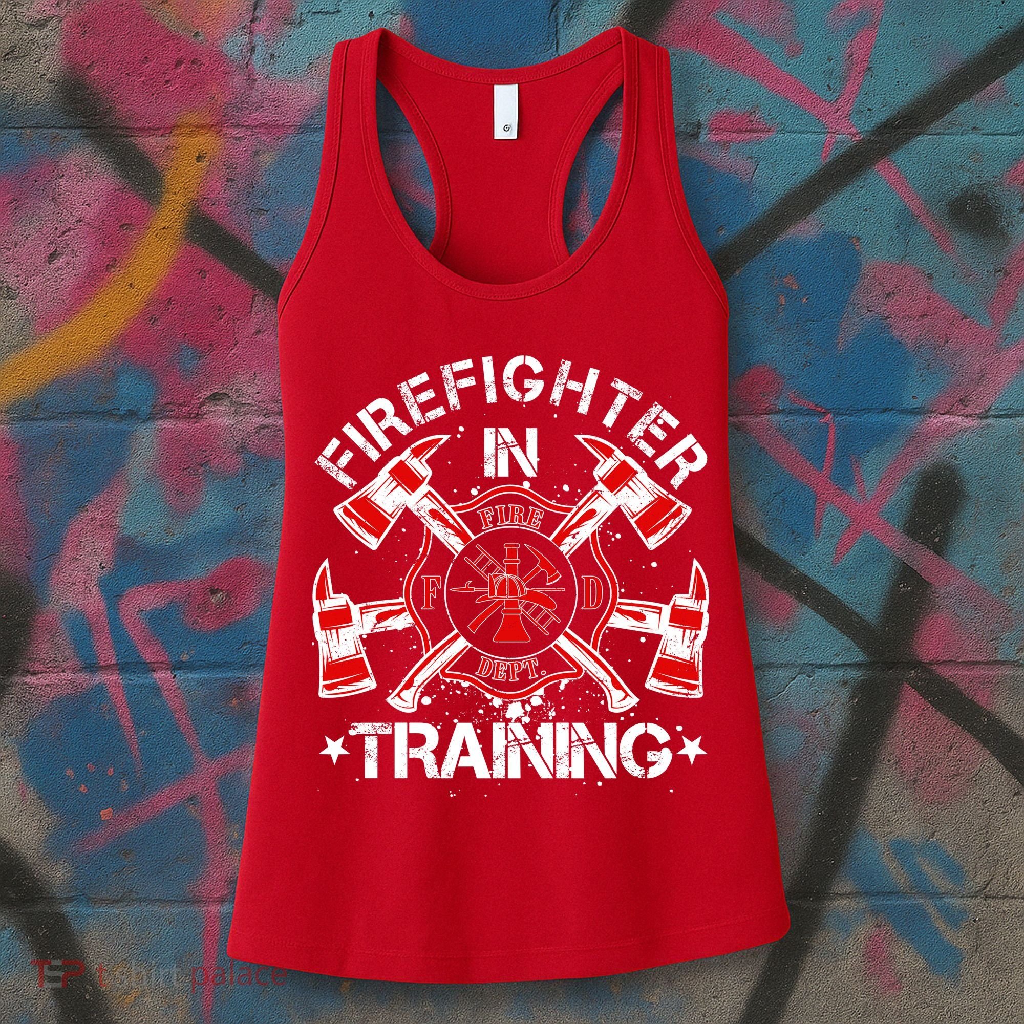Firefighter In Training Women's Tank Top