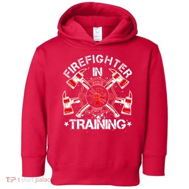 Firefighter In Training Toddler Hoodie