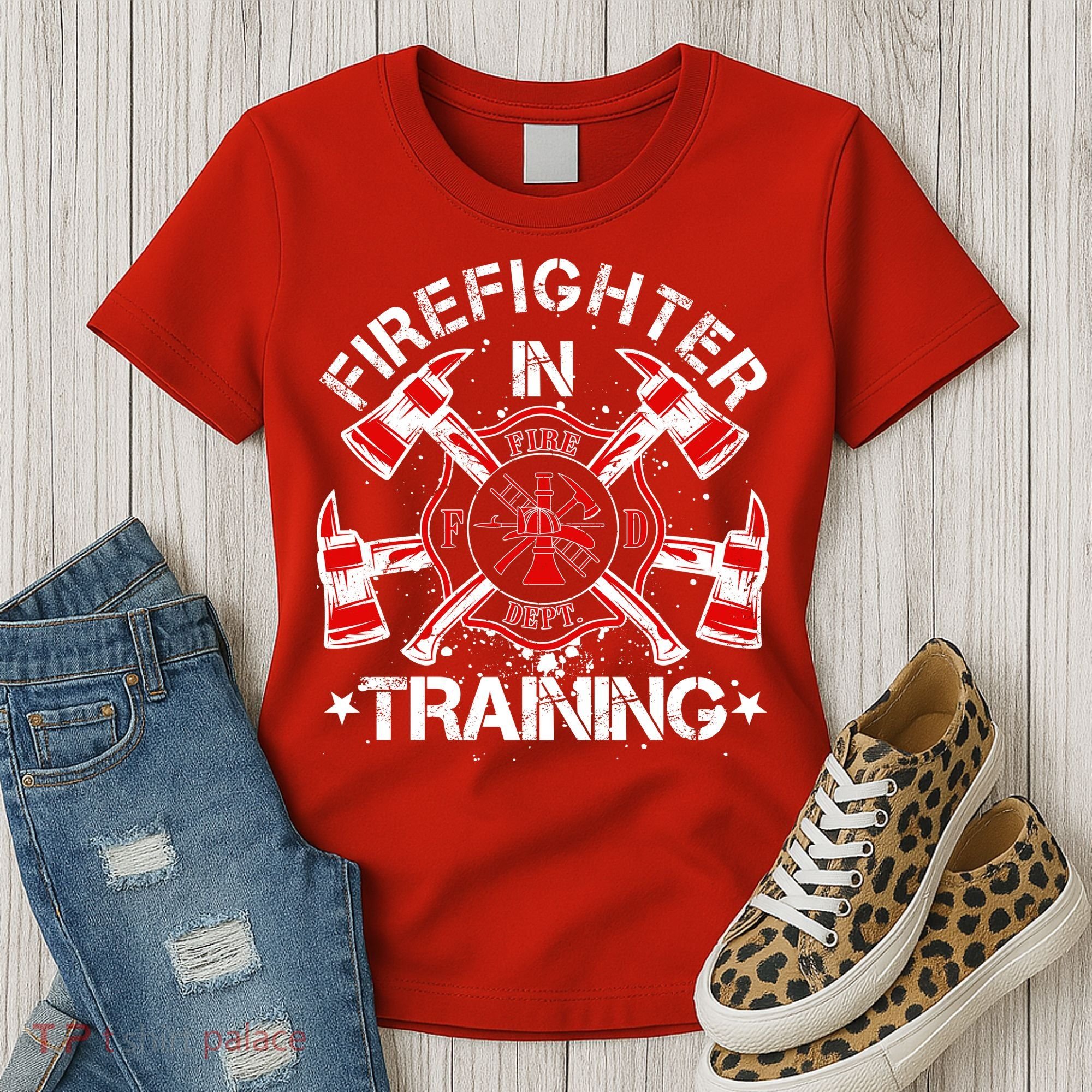 Firefighter In Training Women's T-Shirt