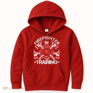 Firefighter In Training Kids Hoodie