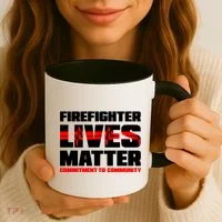 Firefighter Lives Matter Coffee Mug thumb 3