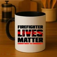 Firefighter Lives Matter Coffee Mug thumb 4