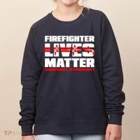Firefighter Lives Matter Women's Sweatshirt thumb 0