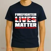 Firefighter Lives Matter T-Shirt thumb 3