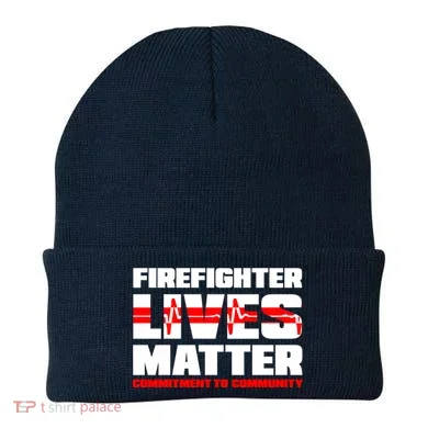 Firefighter Lives Matter Beanie