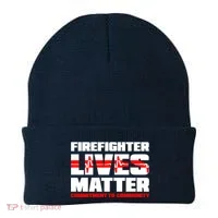 Firefighter Lives Matter Beanie thumb 0