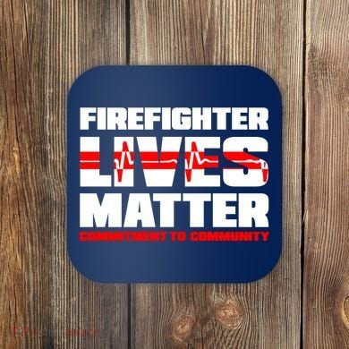 Firefighter Lives Matter Coaster