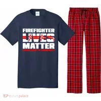 Firefighter Lives Matter Pajama Set thumb 0