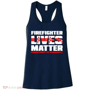 Firefighter Lives Matter Women's Tank Top