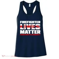 Firefighter Lives Matter Women's Tank Top thumb 0