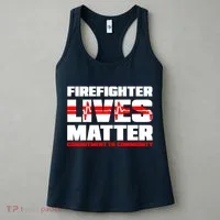 Firefighter Lives Matter Women's Tank Top thumb 3