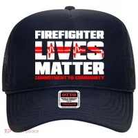 Firefighter Lives Matter Hat thumb 0